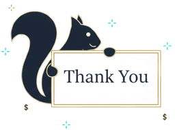 Perks Squirrel Thanking You